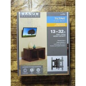 Sanus Vuepoint Tilting TV Wall Mount 13-32"/35lbs Weight Capacity Model F11C New